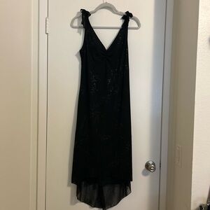 City Triangles Black High Low Dress